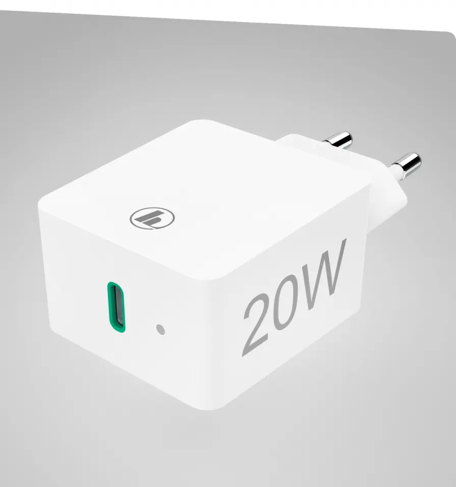 Ładowarka sieciowa, Power Delivery (PD)/Qualcomm®, 20 Watt, biała Hama