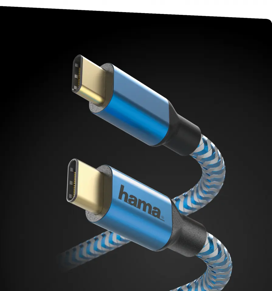 Hama Kabel ładujący / data "Reflected", USB-C - USB-C, 1,5 m Hama