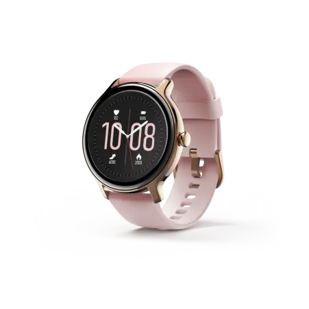 Smartwatch Hama Fit Watch 4910 różowe złoto/pudrowy róż