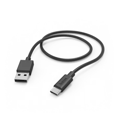 Kabel ładujący/date Hama USB-C 1 m czarny